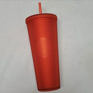 Red Matte Starbucks Studded Tumbler NWT